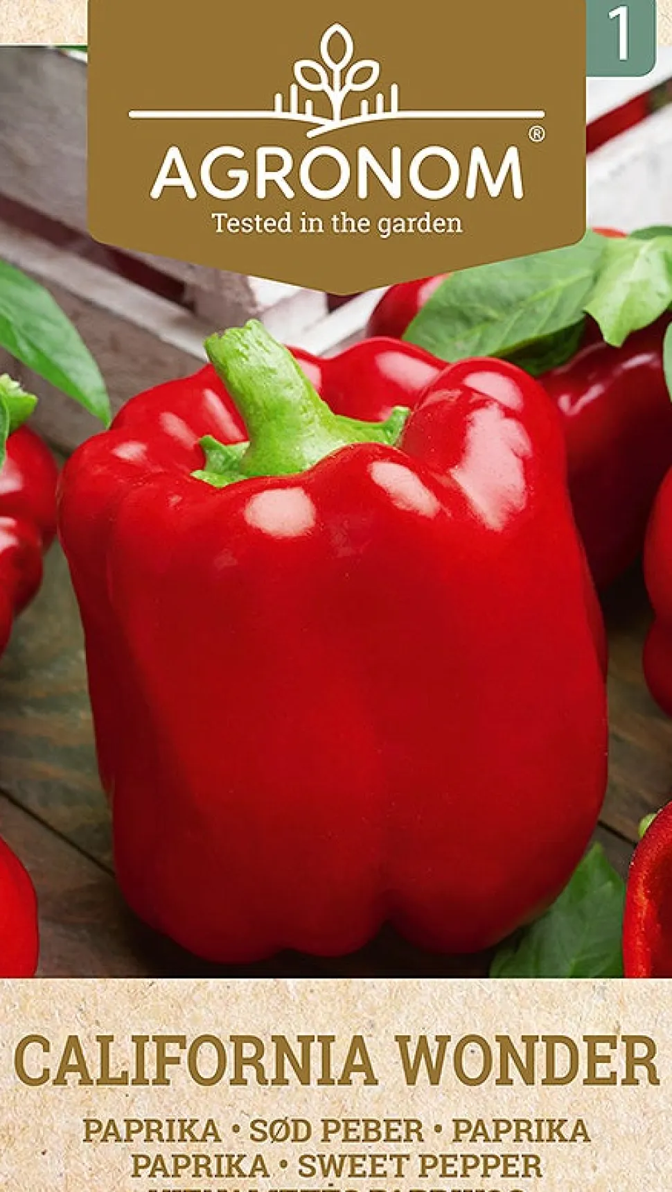 Frö Paprika California