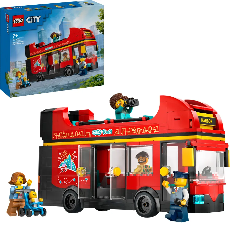 LEGO® City Great Vehicles - Röd dubbeldäckare för sightseeing