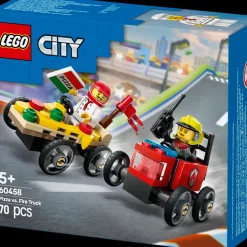 LEGO® City - Pizzabil mot brandbil – racingpaket
